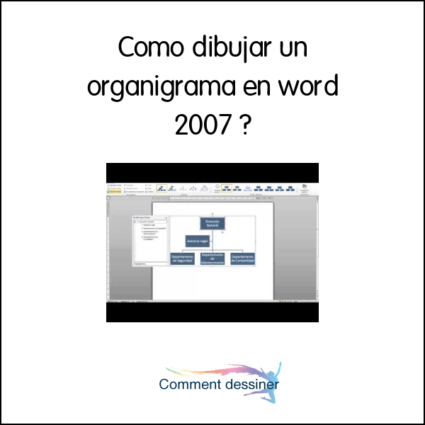 Como dibujar un organigrama en word 2007